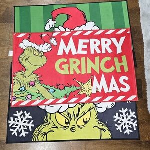 Grinch Christmas Rugs Set